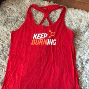 Red Orangetheory tank top